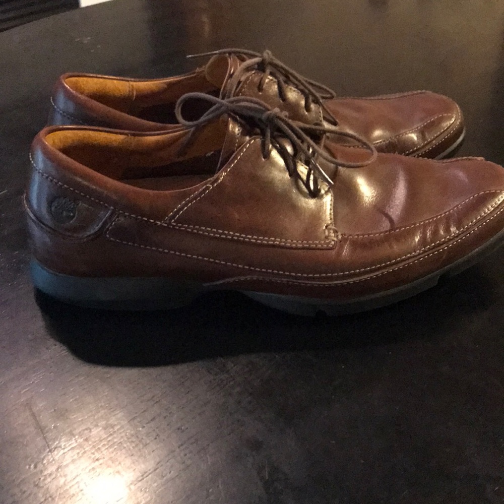 New Men’s 9/ 9.5 Timberland Brown Leather Shoes 🌟